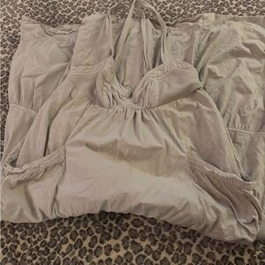 Chic Gray Maxi Dress